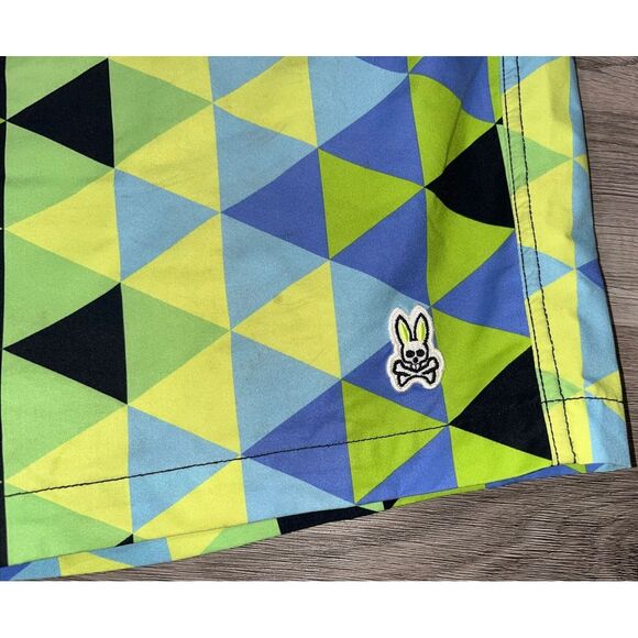 Psycho Bunny Men's Board Shorts Online Sz XXL Colorful Swim Trunks - Picture 2 of 8